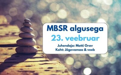 8-nädalane stressivähendamise kursus (MBSR) Jõgevamaal algusega 23. veebruar