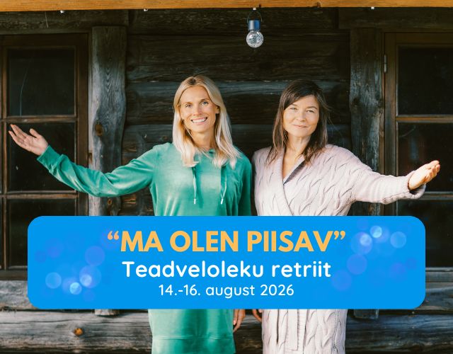 teadveloleku retriit ma olen piisav august 2026