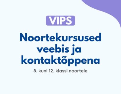 VIPS noortekursuse kontaktõpe Viljandis algusega 22.september