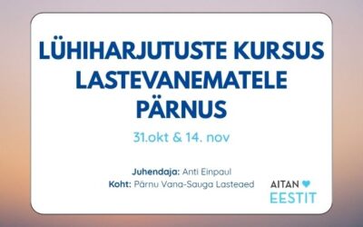 Lühiharjutuste kursus lastevanematele Pärnus | 31.10 & 14.11.2026