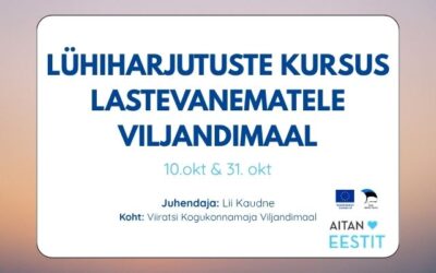 Lühiharjutuste kursus lastevanematele Viljandimaal | 10.10 & 31.10.2026